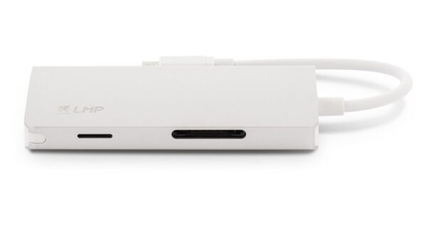 LMP USB-C mini dock silver with power delivery