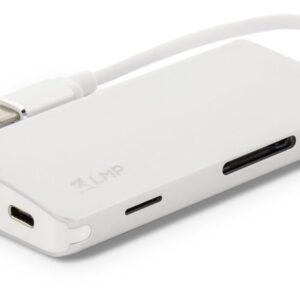 LMP USB-C mini dock silver with power delivery