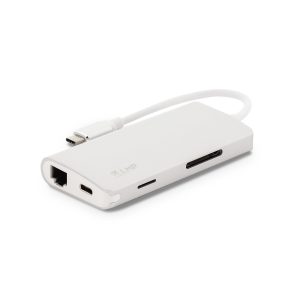 LMP USB-C mini dock silver with power delivery
