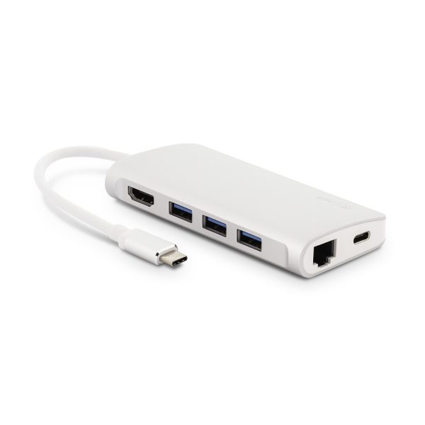LMP USB-C mini dock silver with power delivery