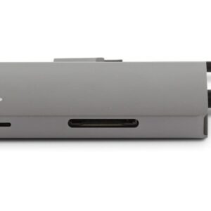 LMP USB-C mini dock space grey with power delivery