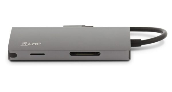 LMP USB-C mini dock space grey with power delivery