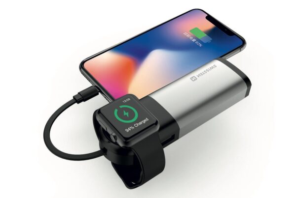 Swissten 2in1 Apple Watch MFI Power Bank 6700 mAh