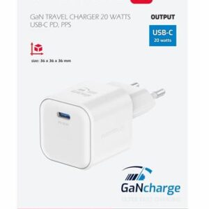 Swissten Netzteil GaN 1x USB-C 20W Power Delivery Weiß