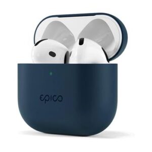 Epico Silikonhülle für AirPods 4 Dunkelblau