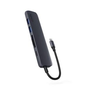 Epico 6-in-1 Aluminium  hub 8K USB-C - Ink