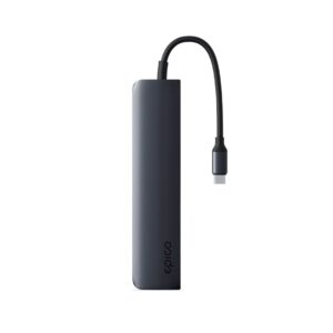 Epico 6-in-1 aluminium  hub 8K USB-C - Ink