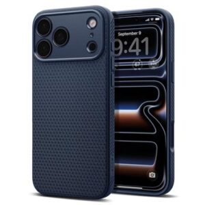 Spigen Liquid Air, navy blue - iPhone 18 Pro/17 Pro