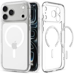Spigen Ultra Hybrid MagSafe, clear white - iPhone 18 Pro/17 Pro