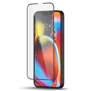 Spigen tR Glass Slim HD, black 1 Pack - iPhone 13 mini