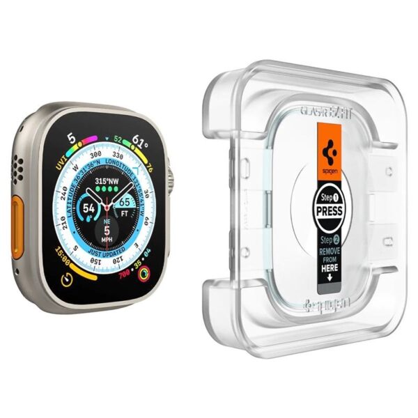 Spigen Glass tR EZ Fit 2 Pack - Apple Watch Ultra 2/Ultra 49mm