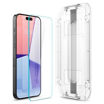 Spigen Glass tR EZ Fit 2 Pack, transparency - iPhone 15Pro Max