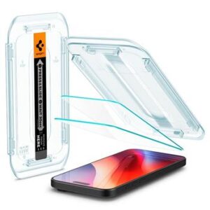 Spigen Glass tR EZ Fit 2 Pack, transparency - iPhone 18 Pro / 17 Pro /16 Pro / 17