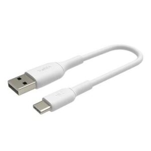Belkin BOOST Charge USB-C/USB-A kabel, 15cm, bílý
