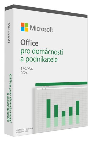 Microsoft Office 2024 pro domácnosti a podnikatele CZ (PC/Mac) - BOX