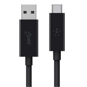 BELKIN kabel USB 3.1 USB-C to USB A 3.1, 1m, černý