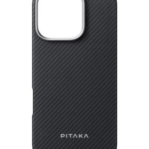 Pitaka Ultra-Slim Case, Black/Grey Twill - iPhone 16 Pro