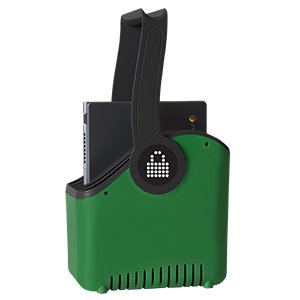 LocknCharge - Large Basket - iPads, tablets, notebooks up to 13" - Green