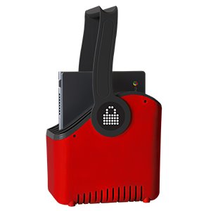 LocknCharge - Large Basket - iPads, tablets, notebooks up to 13" - Red