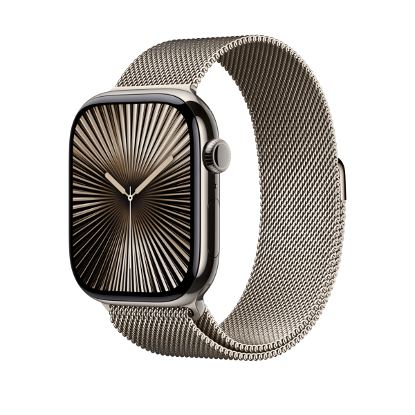 Apple Watch 46mm Natural Milanese Loop - S/M