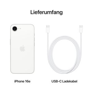 Apple iPhone 16e 128GB White
