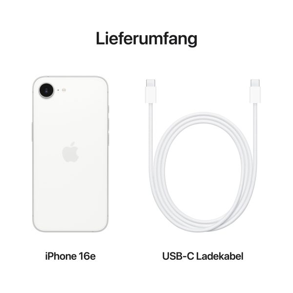 Apple iPhone 16e 128GB White