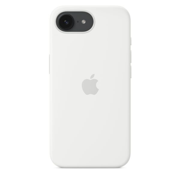 Apple iPhone 16e Silicone Case – White