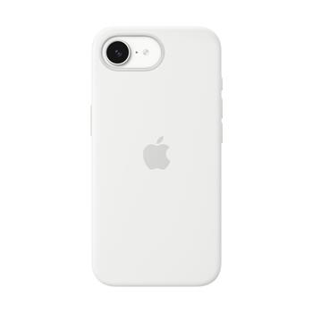 Apple iPhone 16e Silicone Case – White