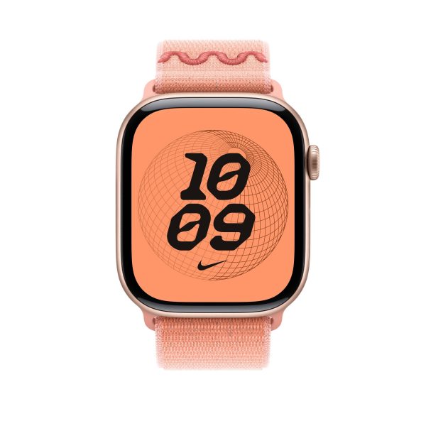 Apple 46mm Alpenglow Pink Nike Sport Loop