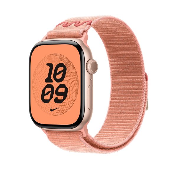 Apple 46mm Alpenglow Pink Nike Sport Loop