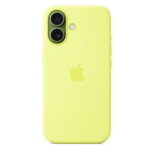 Apple iPhone 17 Silicone Case with MagSafe - Neon Yellow