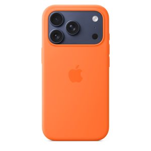 Apple iPhone 17 Pro Silicone Case with MagSafe – Orange