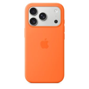 Apple iPhone 17 Pro Silicone Case with MagSafe – Orange