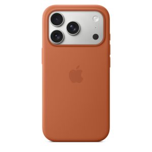 Apple iPhone 17 Pro Silicone Case with MagSafe – Terra Cotta
