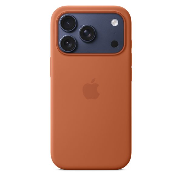 Apple iPhone 17 Pro Silicone Case with MagSafe – Terra Cotta