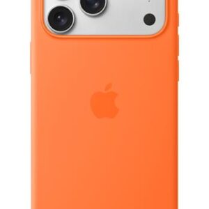 Apple iPhone 17 Pro Max Silicone Case with MagSafe – Orange