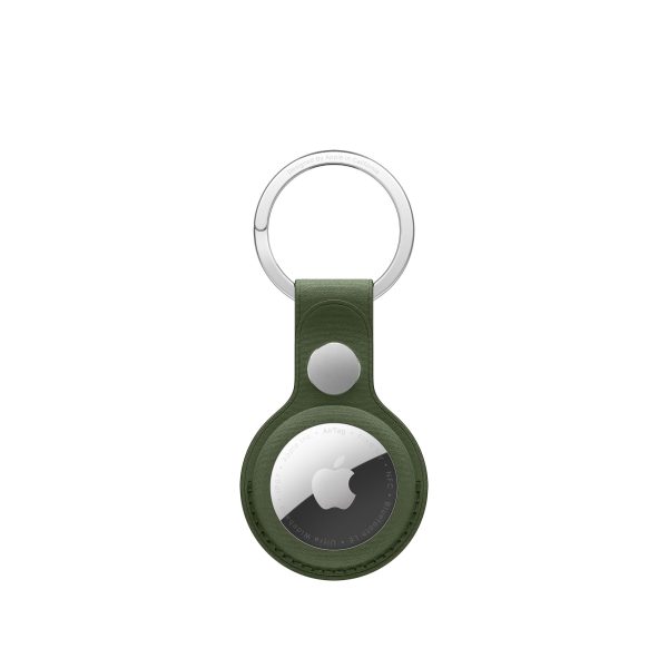 Apple AirTag FineWoven Key Ring - Moss