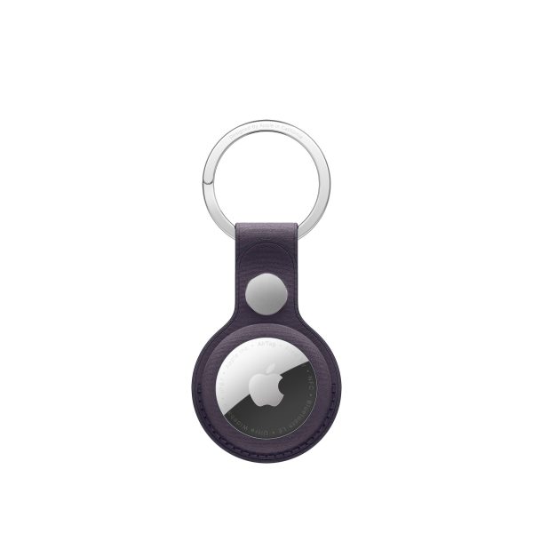Apple AirTag FineWoven Key Ring - Midnight Purple