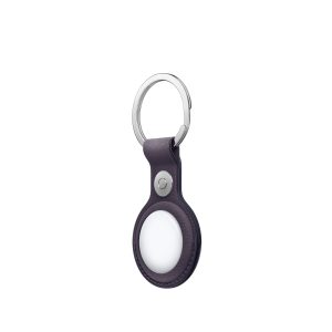 Apple AirTag FineWoven Key Ring - Midnight Purple