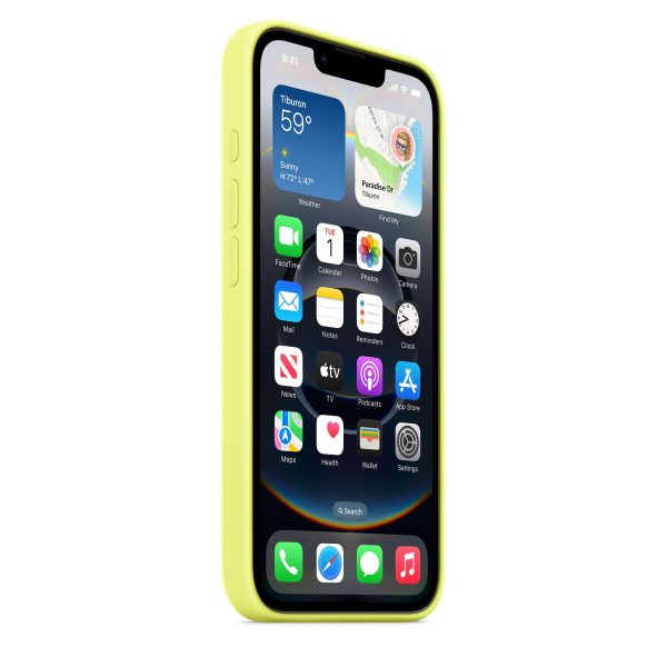 Apple iPhone 16e Silicone Case – Neon Yellow
