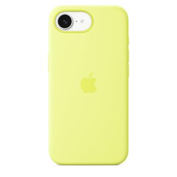 Apple iPhone 16e Silicone Case – Neon Yellow