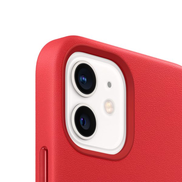 Apple iPhone 12 mini Leather Case with MagSafe (P.)RED