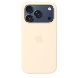 Apple iPhone 17 Pro Silicone Case with MagSafe – Vanilla