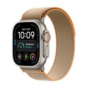 Apple Watch Ultra 4 GPS + Cellular 49mm Natural Titanium Case with Sand Trail Loop - M/L