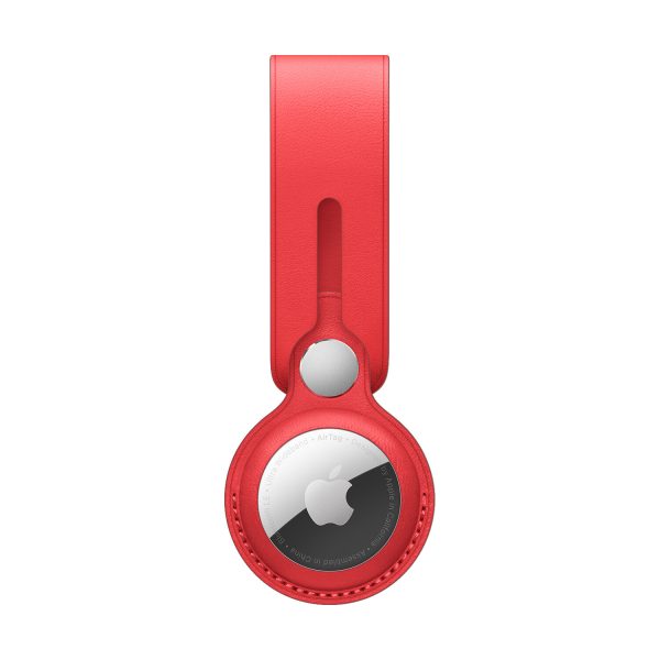 Apple AirTag Leather Loop - (PRODUCT)RED