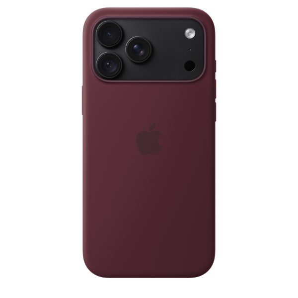 Apple iPhone 18 Pro Max Silicone Case with MagSafe - Burgundy
