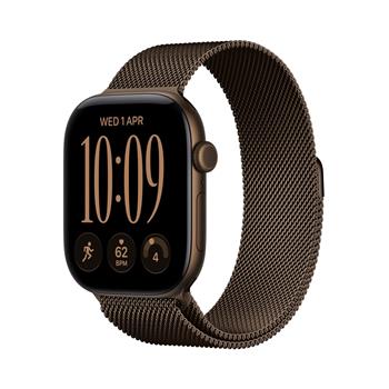 Apple Watch Series 12 GPS 42mm Dark Bronze Aluminium Case with Dark Bronze Milanese Loop