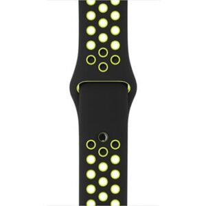 38mm Black/Volt Nike Sport Band - S/M & M/L