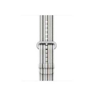 38mm Gray Stripe Woven Nylon