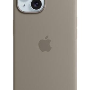 Apple iPhone 15 Silicone Case with MagSafe - Clay